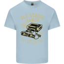 Old School Gamer Gaming Funny Mens Cotton T-Shirt Tee Top Light Blue
