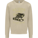 Old School Gamer Gaming Funny Mens Sweatshirt Jumper Sand