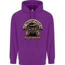Old Truckers Never Die Lorry Driver Lorries Mens 80% Cotton Hoodie Purple