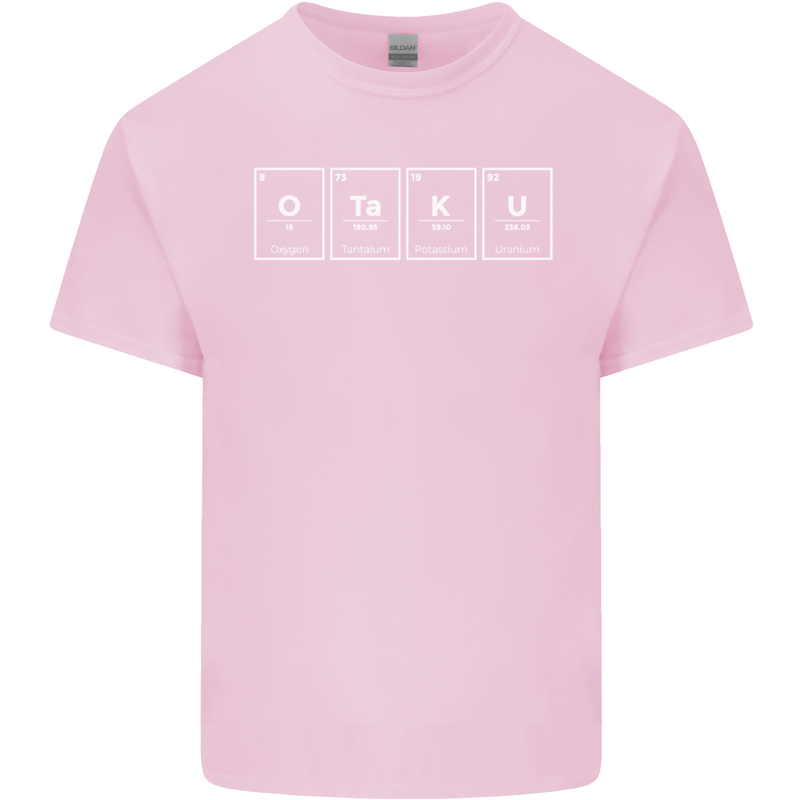 Otaku Manga Anime Video Games Gamer Mens Cotton T-Shirt Tee Top Light Pink