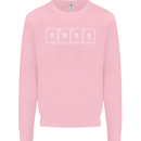 Otaku Manga Anime Video Games Gamer Mens Sweatshirt Jumper Light Pink