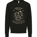 Ouija Spirit Board Halloween Demons Ghosts Mens Sweatshirt Jumper Black