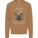 Ouija Spirit Board Halloween Demons Ghosts Mens Sweatshirt Jumper Caramel Latte