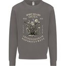 Ouija Spirit Board Halloween Demons Ghosts Mens Sweatshirt Jumper Charcoal