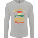 Our First Fathers Day Funny Bear Cub Mens Long Sleeve T-Shirt Sports Grey