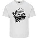 Outdoors Lose Our Wonder Hiking Trekking Mens Cotton T-Shirt Tee Top White