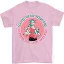 Overwhelmed Mum Kids Funny Mother's Day Mens T-Shirt 100% Cotton Light Pink