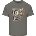 Pachinko Machine Arcade Game Pinball Mens Cotton T-Shirt Tee Top Charcoal
