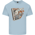 Pachinko Machine Arcade Game Pinball Mens Cotton T-Shirt Tee Top Light Blue