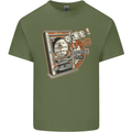 Pachinko Machine Arcade Game Pinball Mens Cotton T-Shirt Tee Top Military Green