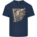 Pachinko Machine Arcade Game Pinball Mens Cotton T-Shirt Tee Top Navy Blue