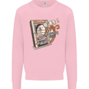 Pachinko Machine Arcade Game Pinball Mens Sweatshirt Jumper Light Pink