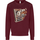 Pachinko Machine Arcade Game Pinball Mens Sweatshirt Jumper Maroon