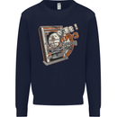 Pachinko Machine Arcade Game Pinball Mens Sweatshirt Jumper Navy Blue