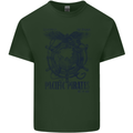 Pacific Pirates Sailing Sailor Boat Mens Cotton T-Shirt Tee Top Forest Green