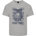 Pacific Pirates Sailing Sailor Boat Mens Cotton T-Shirt Tee Top Sports Grey