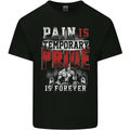 Pain Gym Training Top Bodybuilding Fitness Mens Cotton T-Shirt Tee Top Black