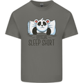 Panda Bear Funny Sleep Sleeping Nightwear Mens Cotton T-Shirt Tee Top Charcoal
