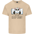 Panda Bear Funny Sleep Sleeping Nightwear Mens Cotton T-Shirt Tee Top Sand