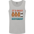 Panda Bear LGBT It's Okay to Be Different Mens Vest Tank Top Sports Grey