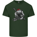 Para Bulldog The Parachute Regiment 1 2 3 4 Mens Cotton T-Shirt Tee Top Forest Green