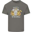 Party Like a Viking Thor Odin Valhalla Kids T-Shirt Childrens Charcoal