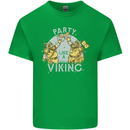 Party Like a Viking Thor Odin Valhalla Kids T-Shirt Childrens Irish Green