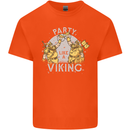 Party Like a Viking Thor Odin Valhalla Kids T-Shirt Childrens Orange