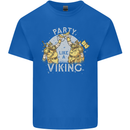 Party Like a Viking Thor Odin Valhalla Mens Cotton T-Shirt Tee Top Royal Blue