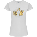 Party Like a Viking Thor Odin Valhalla Womens Petite Cut T-Shirt White