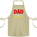 Personalised This Awesome Dad Belongs to Cotton Apron 100% Organic Khaki