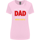 Personalised This Awesome Dad Belongs to Womens Wider Cut T-Shirt Light Pink