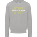 Pew Pew SCI-FI Movie Film Kids Sweatshirt Jumper Sports Grey
