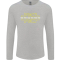 Pew Pew SCI-FI Movie Film Mens Long Sleeve T-Shirt Sports Grey