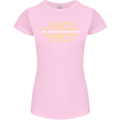 Pew Pew SCI-FI Movie Film Womens Petite Cut T-Shirt Light Pink