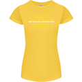 Pew Pew SCI-FI Movie Film Womens Petite Cut T-Shirt Yellow