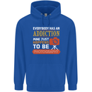 Photography Addiction Funny Photographer Childrens Kids Hoodie Royal Blue