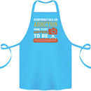 Photography Addiction Funny Photographer Cotton Apron 100% Organic Turquoise