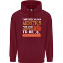 Photography Addiction Funny Photographer Mens 80% Cotton Hoodie Maroon