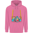 Photography Camera Around Neck Mens 80% Cotton Hoodie Azelea