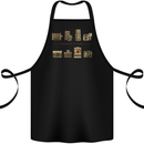 Photography Camera Evolution Photographer Cotton Apron 100% Organic Black