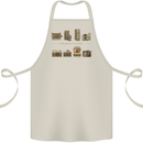 Photography Camera Evolution Photographer Cotton Apron 100% Organic Natural