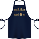 Photography Camera Evolution Photographer Cotton Apron 100% Organic Navy Blue