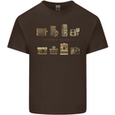 Photography Camera Evolution Photographer Kids T-Shirt Childrens Chocolate