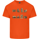 Photography Camera Evolution Photographer Kids T-Shirt Childrens Orange