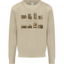 Photography Camera Evolution Photographer Mens Sweatshirt Jumper Sand