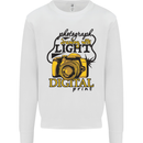 Photography Drawing With Light Photographer Kids Sweatshirt Jumper White