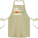 Photography Eat Sleep Photographer Funny Cotton Apron 100% Organic Khaki