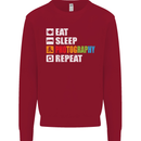 Photography Eat Sleep Photographer Funny Kids Sweatshirt Jumper Red