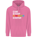 Photography Eat Sleep Photographer Funny Mens 80% Cotton Hoodie Azelea